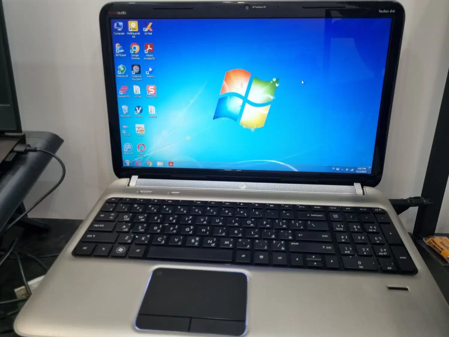 لپ تاپ HP Pvilion dv6|رایانه همراه|آباده, |دیوار