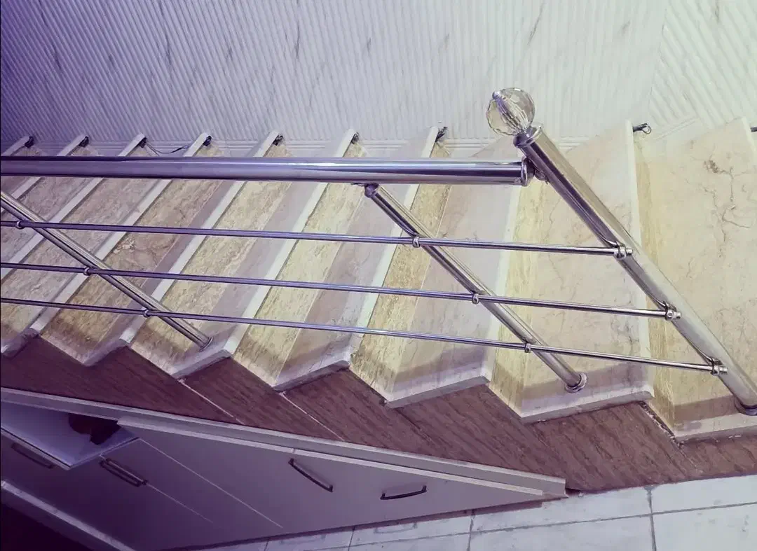 نصب انواع حفاظ راه پله استیل ساختمان|مصالح و تجهیزات ساختمان|ایرانشهر, |دیوار