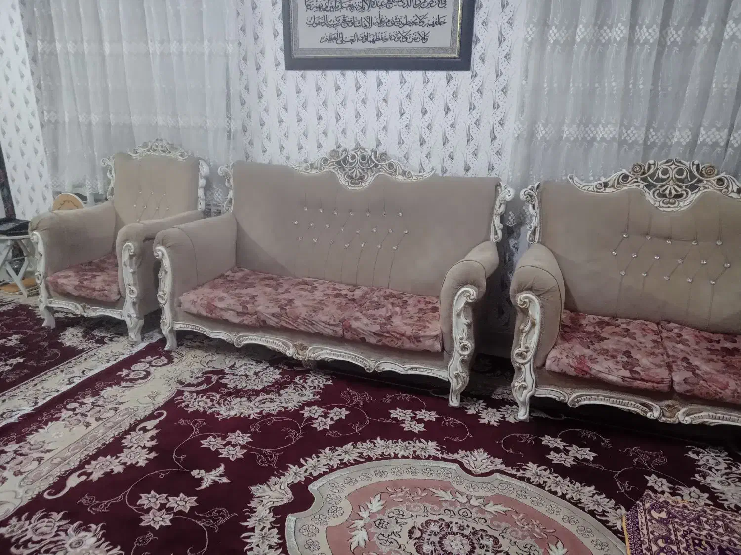 مبلمان|مبلمان خانگی و میز عسلی|قرچک, شهرک مهستان|دیوار