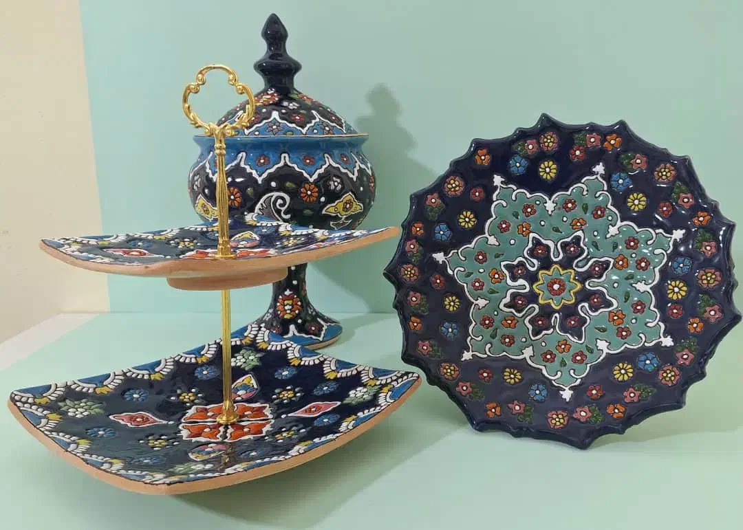 ست سه تیکه|صنایع دستی و سایر لوازم تزئینی|مشهد, خواجه ربیع|دیوار