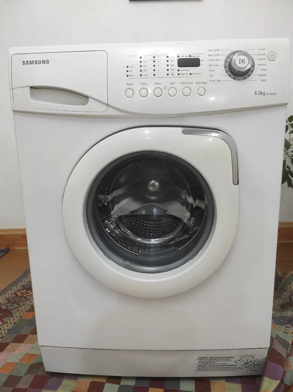 ماشین لباسشویی سامسونگ مدل B1182|ماشین لباسشویی و خشک‌کن لباس|دره شهر, |دیوار