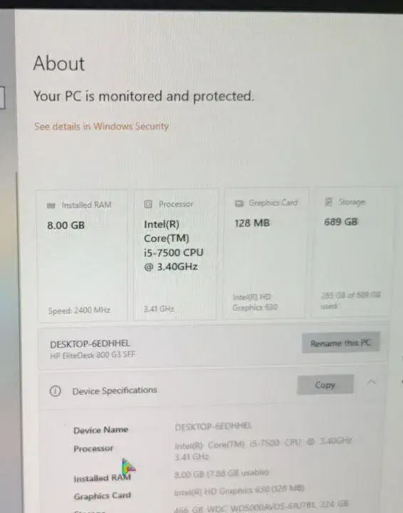 کامپیوتر نصل7 همه تجهیزات|رایانه رومیزی|یاسوج, |دیوار