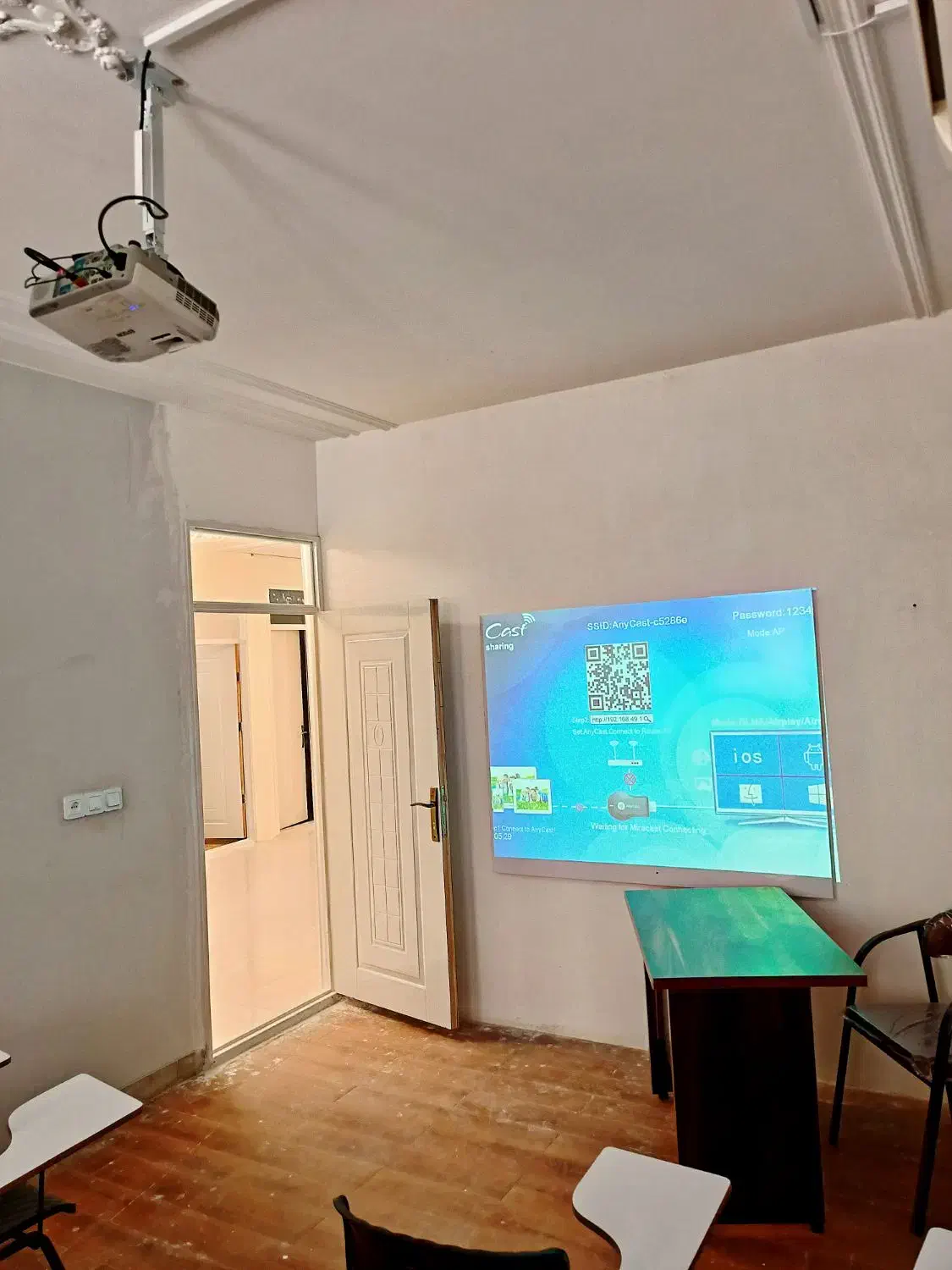 پخش ویدئو پروژکتور قسطی بدون نیاز به پرده نمایش|تلویزیون و پروژکتور|قم, پردیسان|دیوار