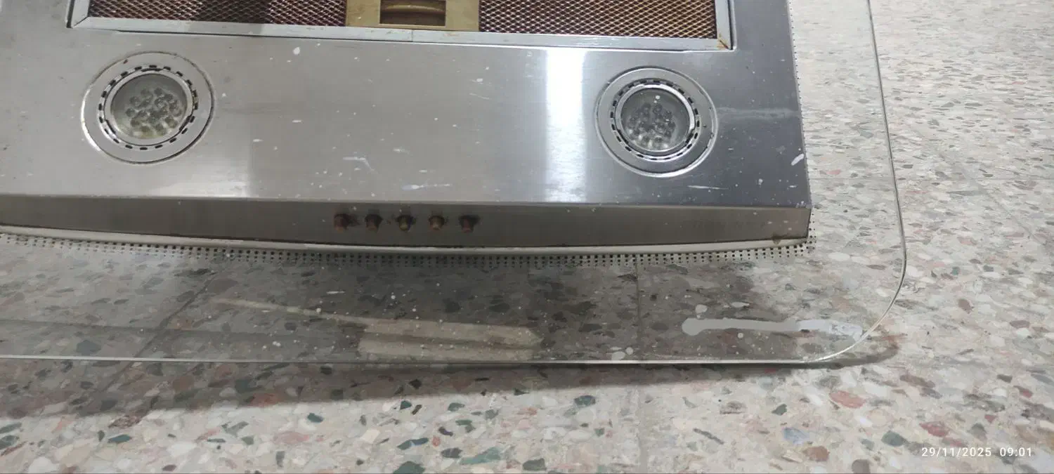 هود شیشه ای استیل|هود|رشت, استقامت ۲|دیوار