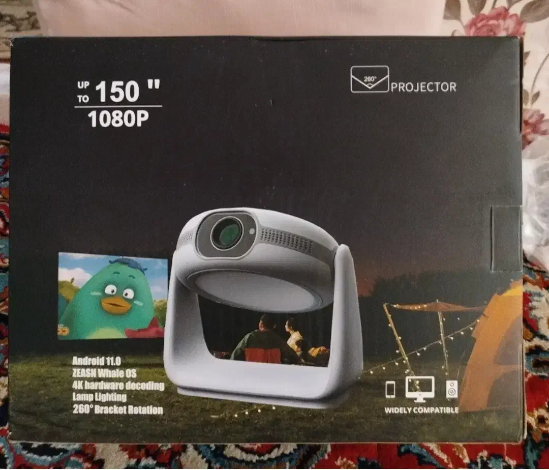 پروژکتور شارژی|تلویزیون و پروژکتور|تکاب, |دیوار