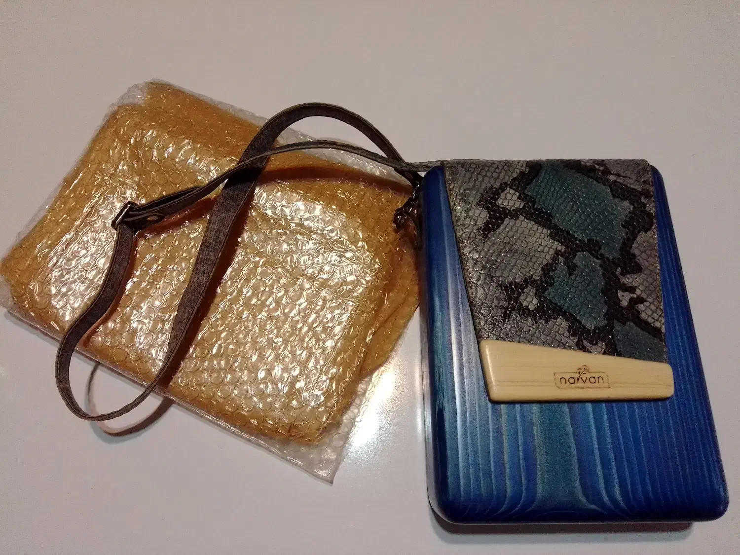 کیف چوبی و چرم طبیعی|کیف، کفش، کمربند|خمینی‌شهر, |دیوار