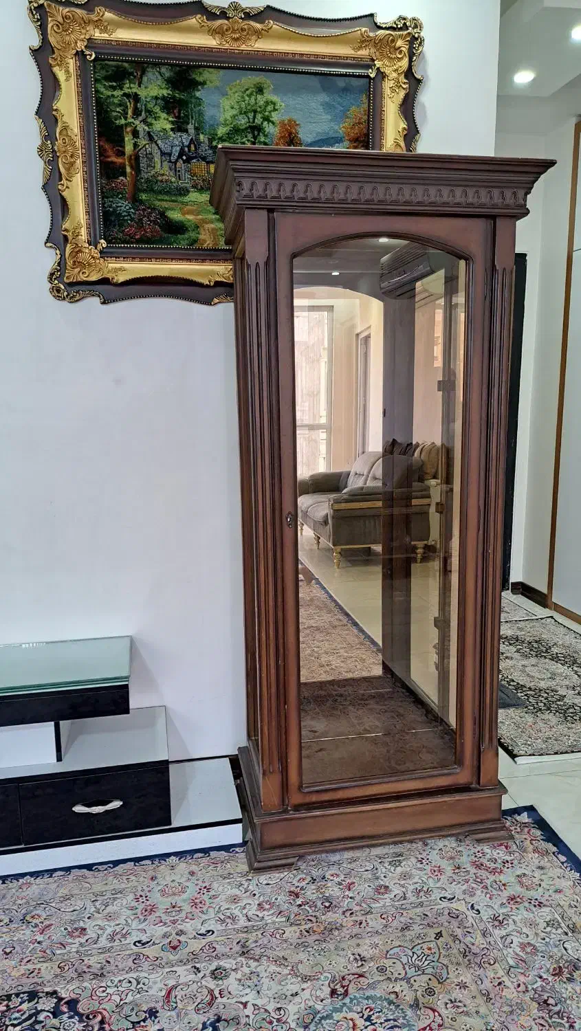 بوفه چوبی|بوفه، ویترین، کنسول|گلستان (تهران), |دیوار
