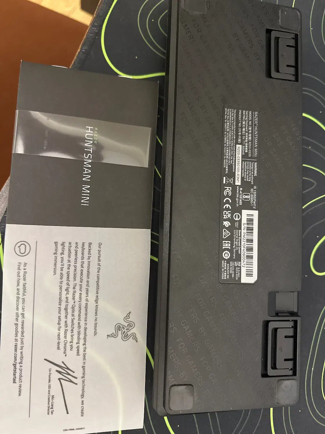 کیبورد گیمینگ Razer Huntsman Mini|قطعات و لوازم جانبی رایانه|شیراز, عفیفآباد|دیوار