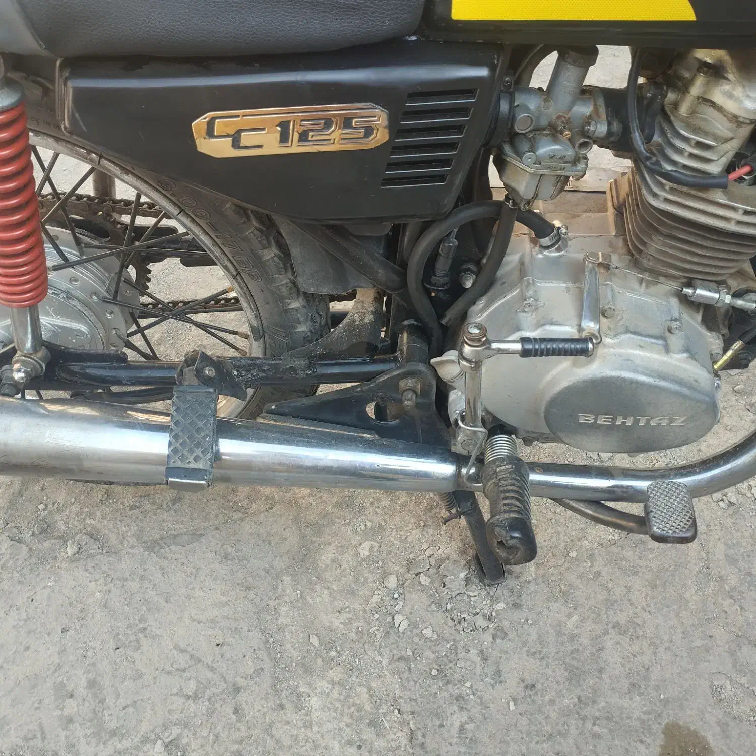 موتور مزایده 125|موتورسیکلت|قزوین, |دیوار