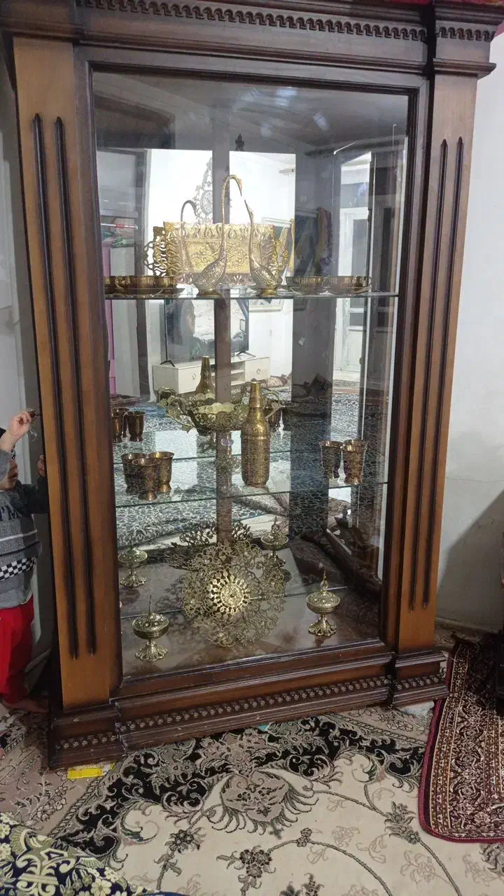 بوفه چوبی|بوفه، ویترین، کنسول|خوی, |دیوار