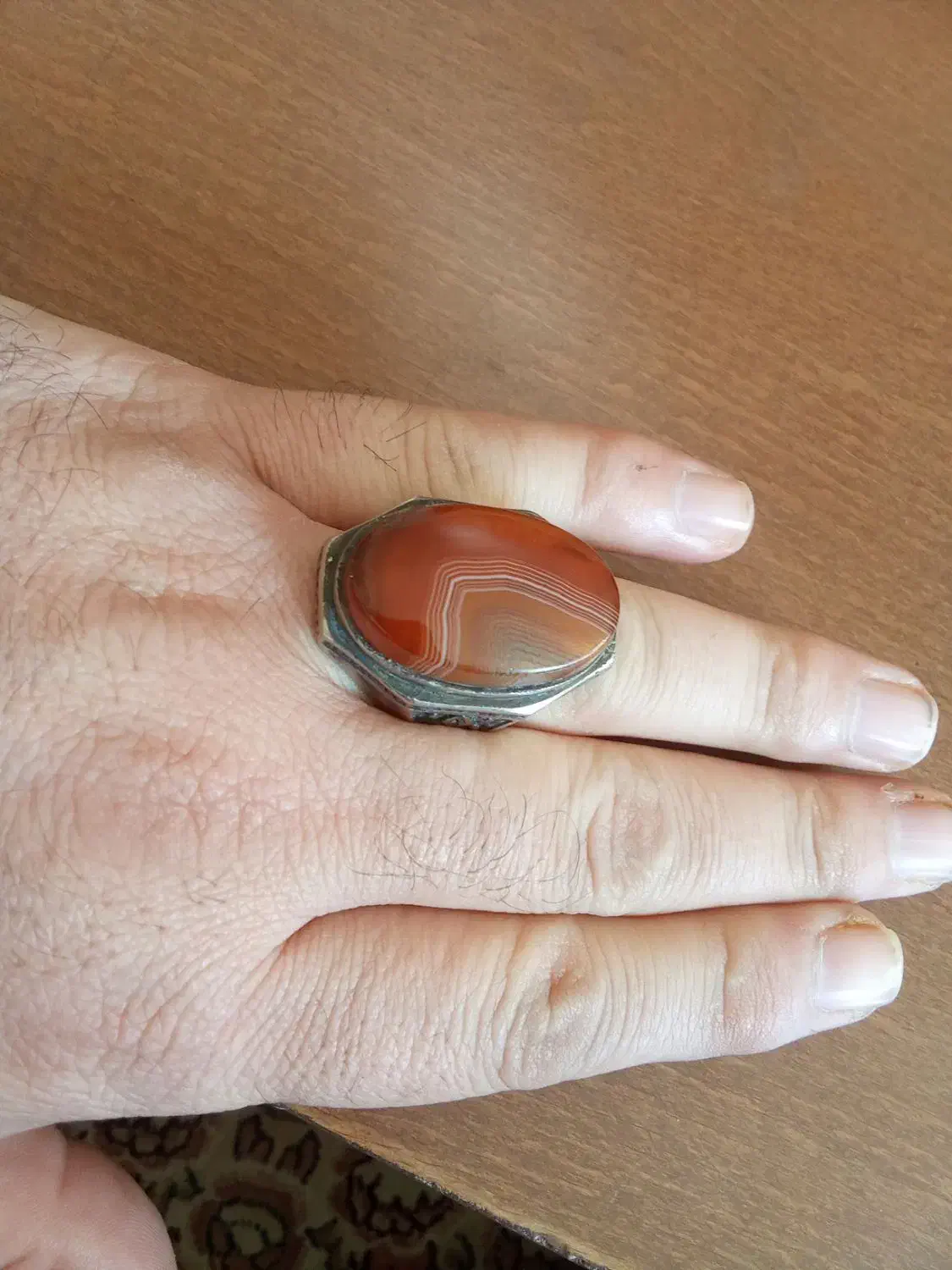 انگشتر سنگ قدیمی|کلکسیون اشیاء عتیقه|اصفهان, جلالیه|دیوار