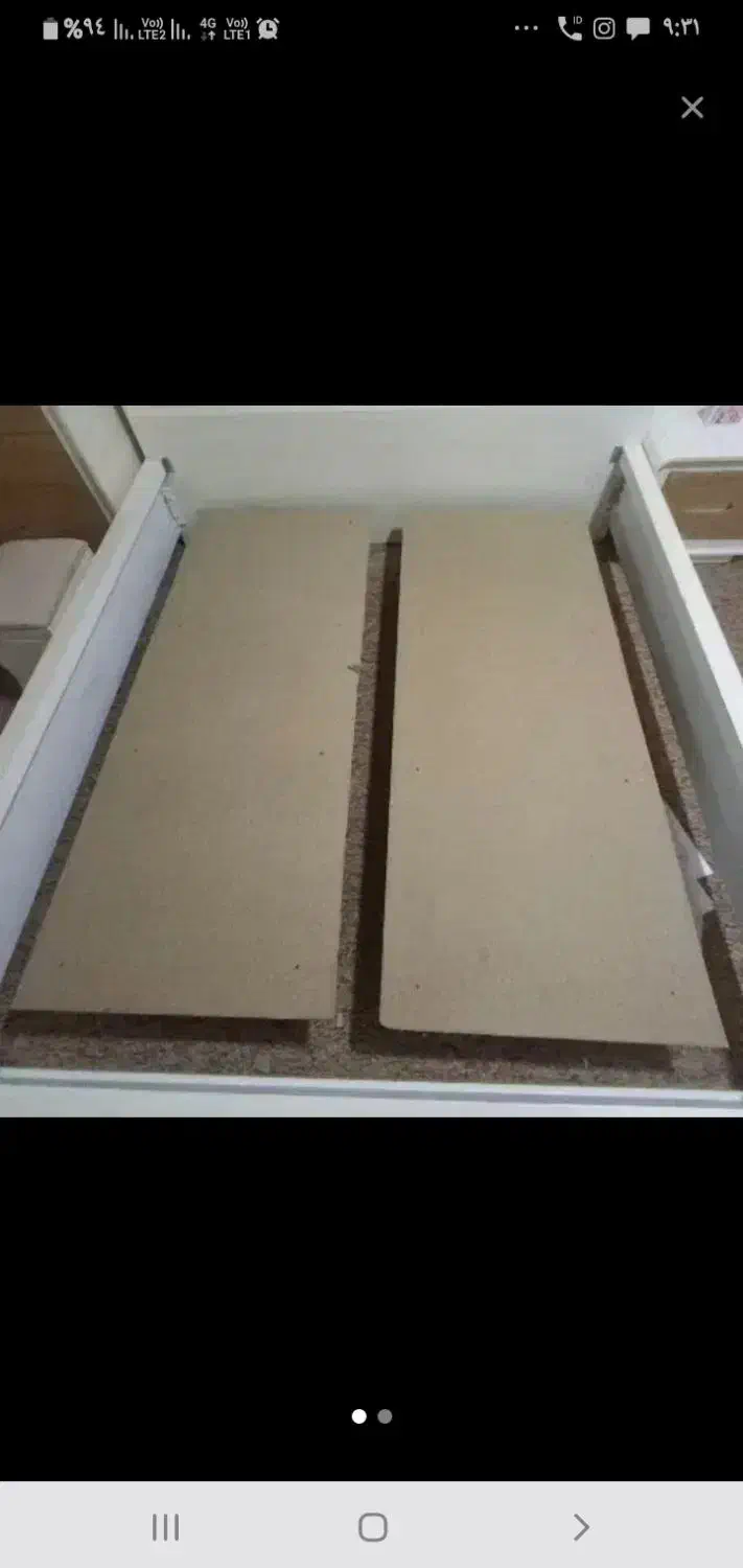 زیر تختی|تخت و سرویس خواب|کارون, |دیوار