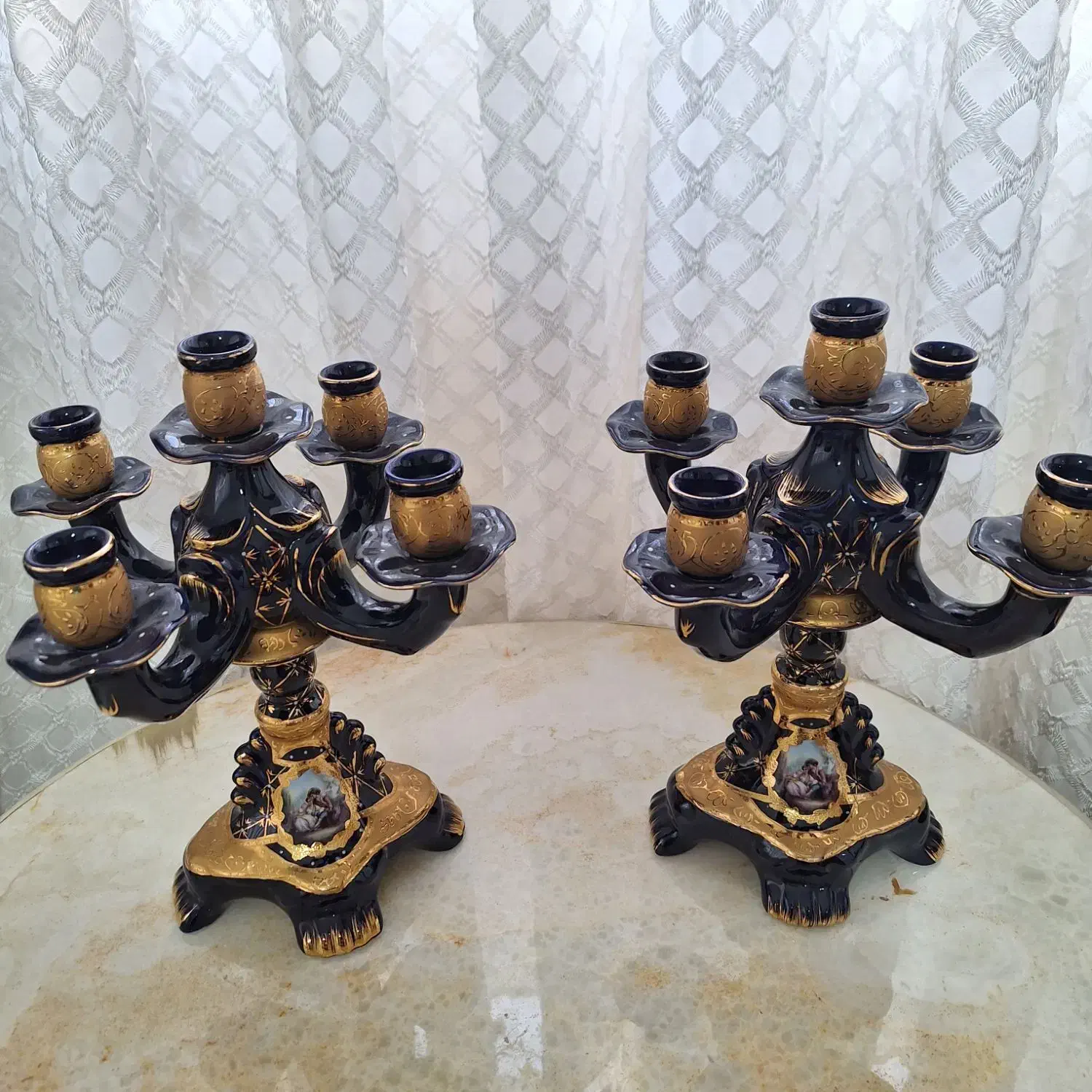 ظروف کمیاب عتیقه سورمه ای لیلی مجنون تزئینی دکوری|صنایع دستی و سایر لوازم تزئینی|مشهد, آزادشهر|دیوار