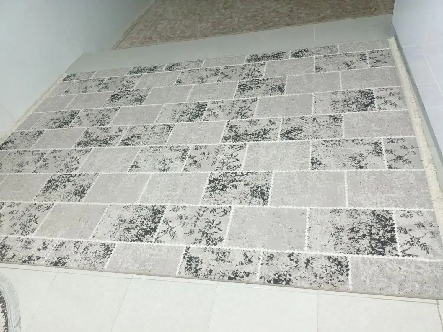 گلیم فرش 9متری طوسی|گلیم، جاجیم، گبه|کوهدشت, |دیوار