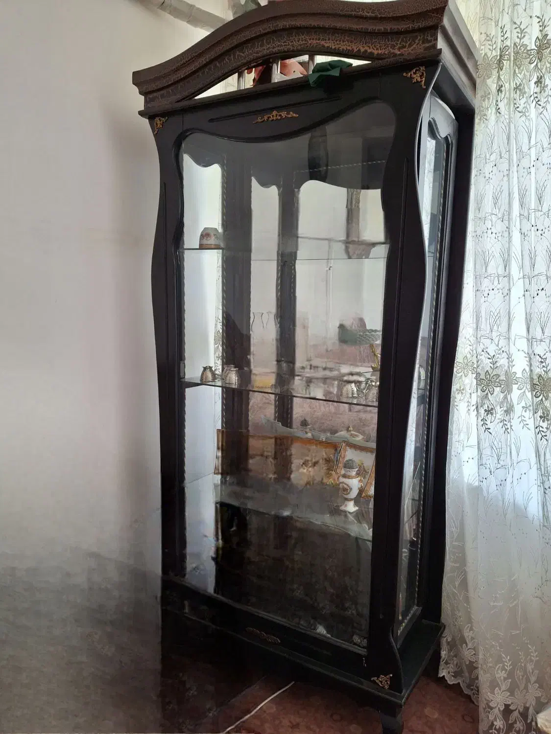 بوفه‌۳طبقه‌پشت‌آینه|بوفه، ویترین، کنسول|بناب, |دیوار