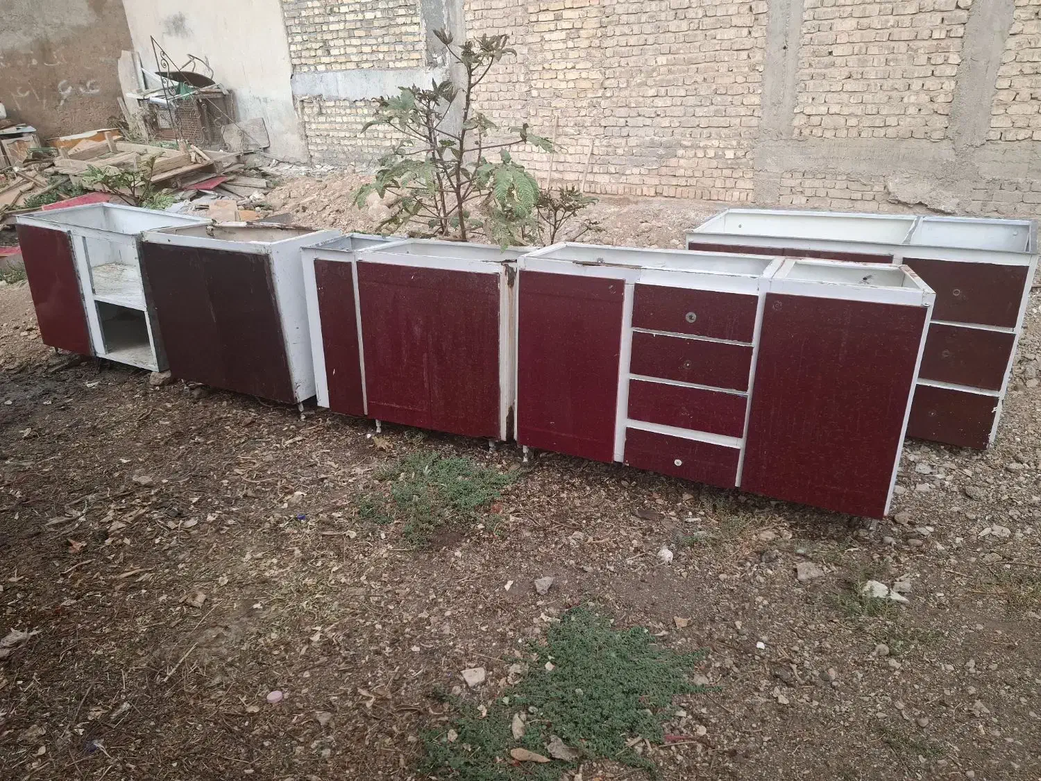 کابینت فلزی 12 متر زمینی با سنگ هست|مصالح و تجهیزات ساختمان|شیراز, ریاستی|دیوار