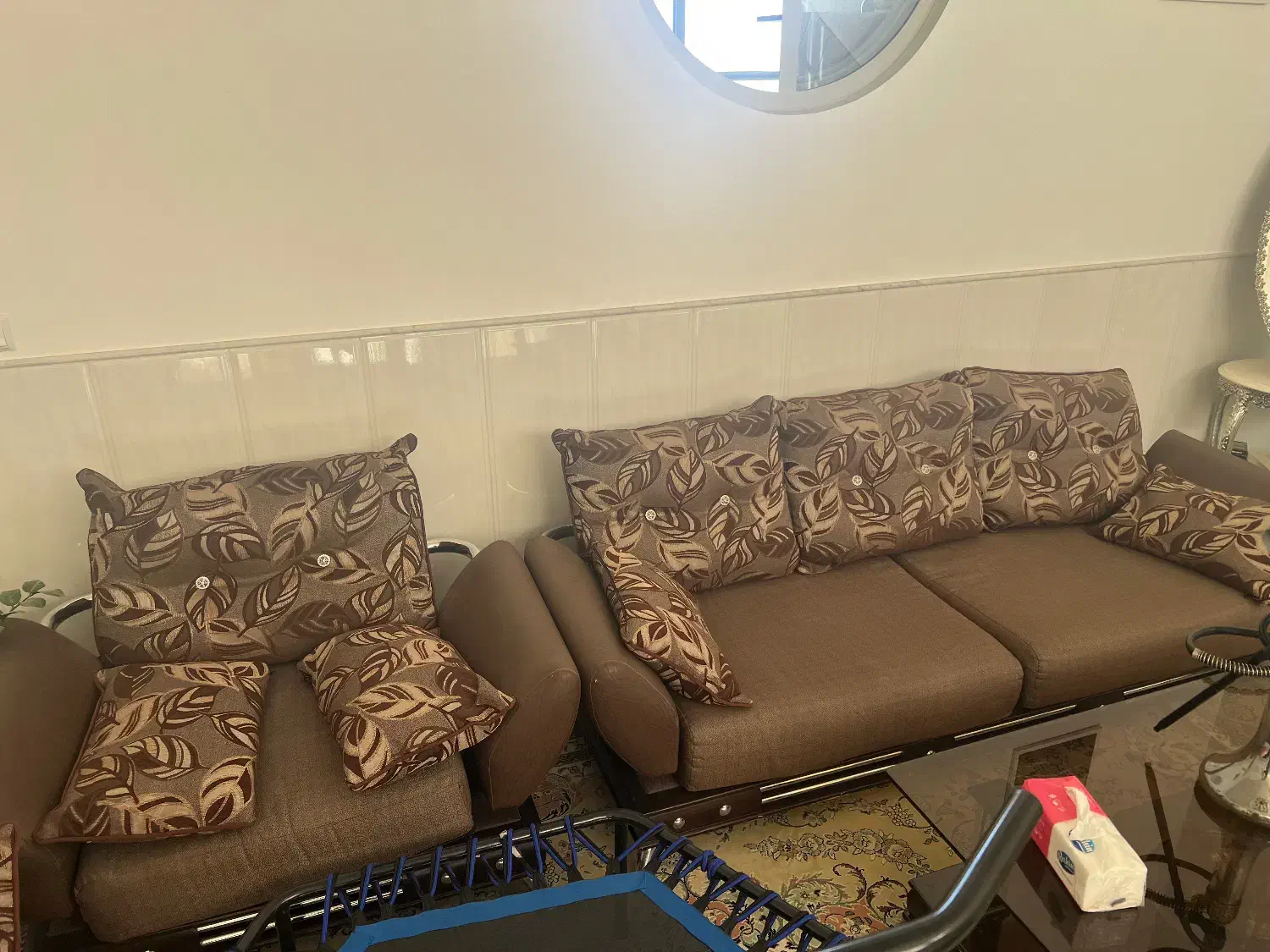 مبل ۷ نفره راحتی|مبلمان خانگی و میز عسلی|اردکان, |دیوار