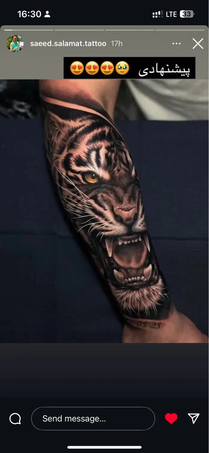 اجرای تتو بدن و اموزش تتو بدن و تتو ابرو|خدمات آرایشگری و زیبایی|فردیس, شهرک ناز|دیوار