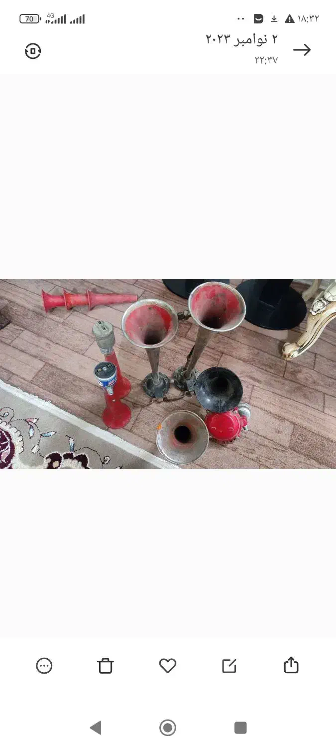 بوق ها سلام مرتب یک سالی هست استفاده نشده|قطعات یدکی و لوازم جانبی|مشهد, رده|دیوار