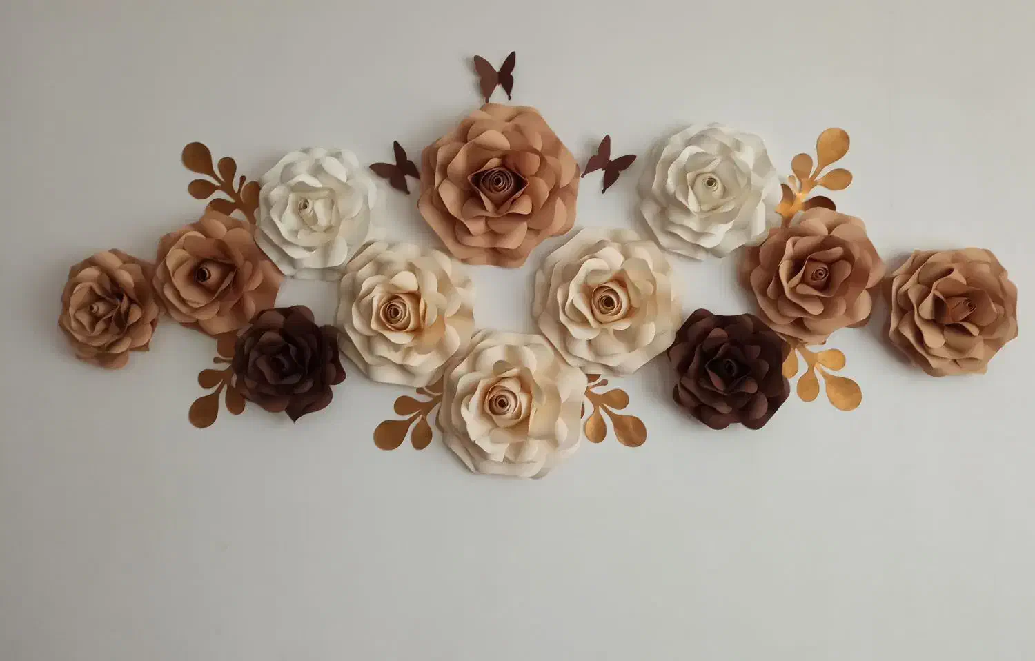 گل مقوایی|گل مصنوعی|تاکستان, |دیوار