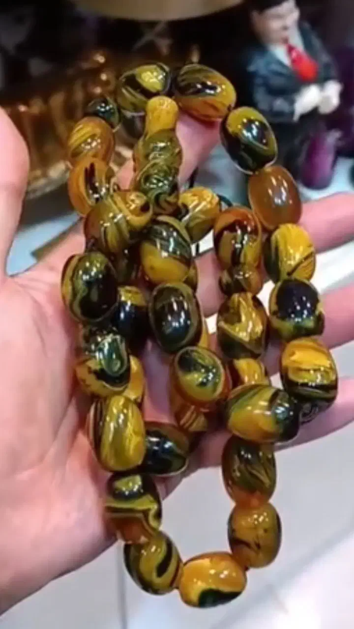 تسبیح کهربای کلکسیونی|جواهرات|کرمانشاه, |دیوار