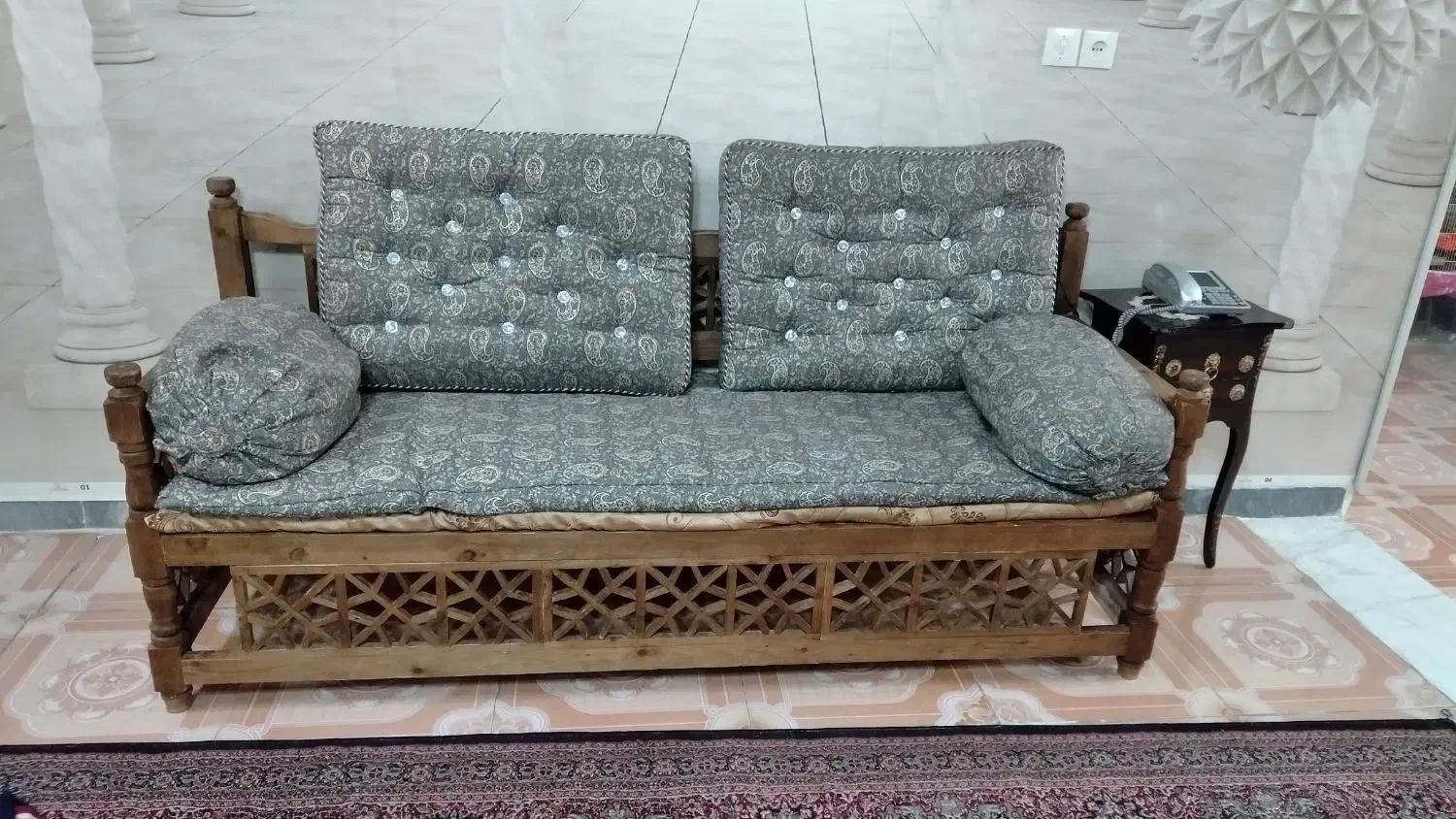 ست سنتی|پشتی|کرمان, |دیوار