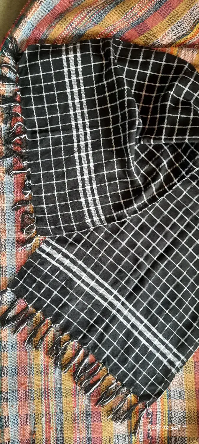 شال بسیجی دستبافت اصیل سیستانی|لباس|زابل, |دیوار