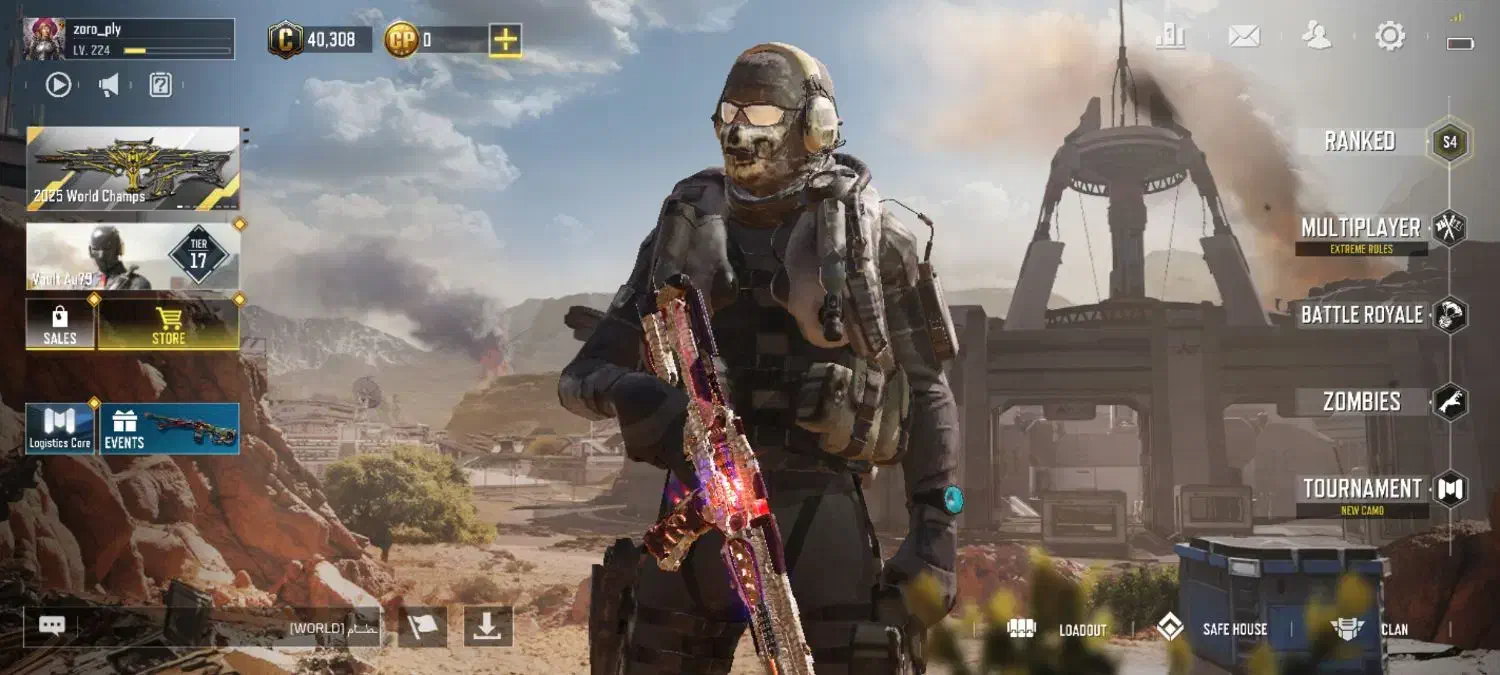 اکانت کالاف لول 220|کنسول، بازی ویدئویی و آنلاین|مشهد, خواجه ربیع|دیوار