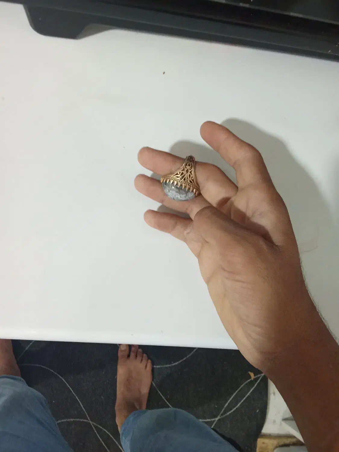 انگشتر نگین|کلکسیون اشیاء عتیقه|فردوس (خراسان), |دیوار