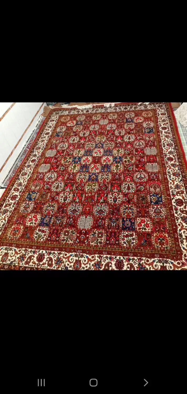 قالی ۱۲متری دست بافت|فرش|فلاورجان, |دیوار