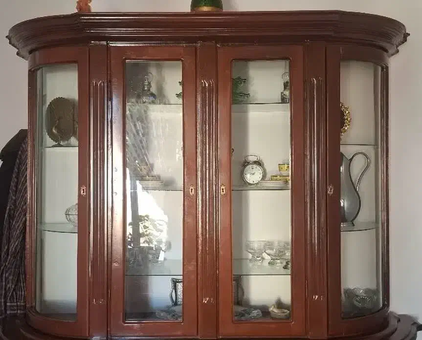 بوفه شیک از جنس گردو|بوفه، ویترین، کنسول|خلخال, |دیوار