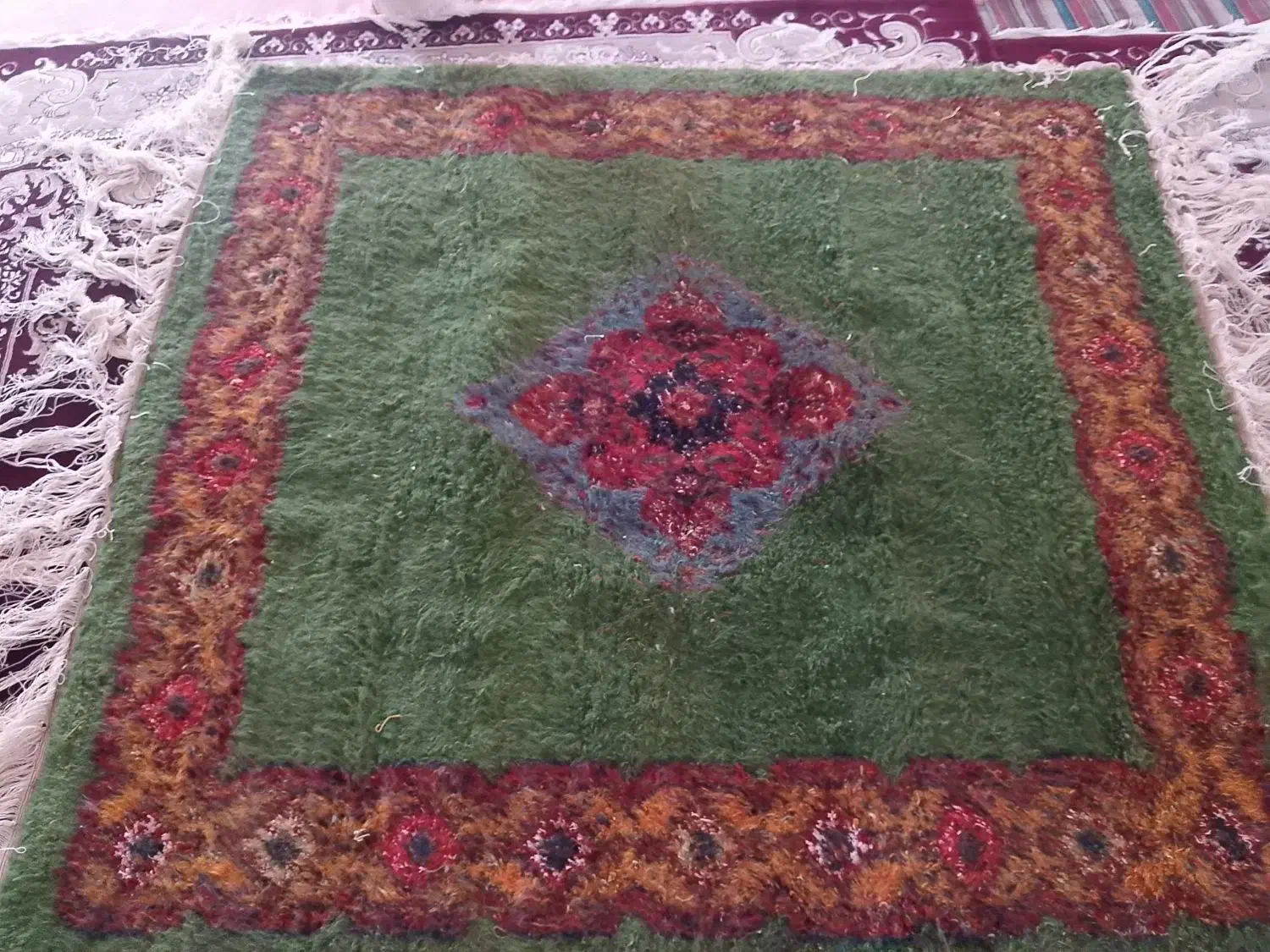 قالی دستباف 2×2|فرش|مشهد, رباط طرق|دیوار