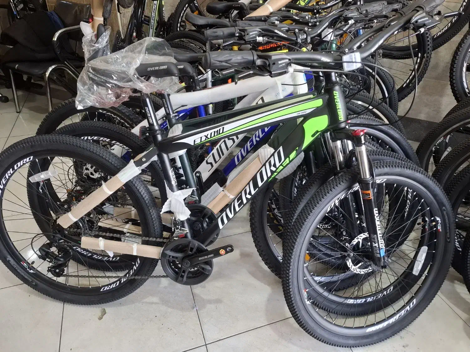 دوچرخه اوورلورد دوشاخدیسکک مکانیکی(مارالان سجادیه)|دوچرخه، اسکیت، اسکوتر|تبریز, |دیوار