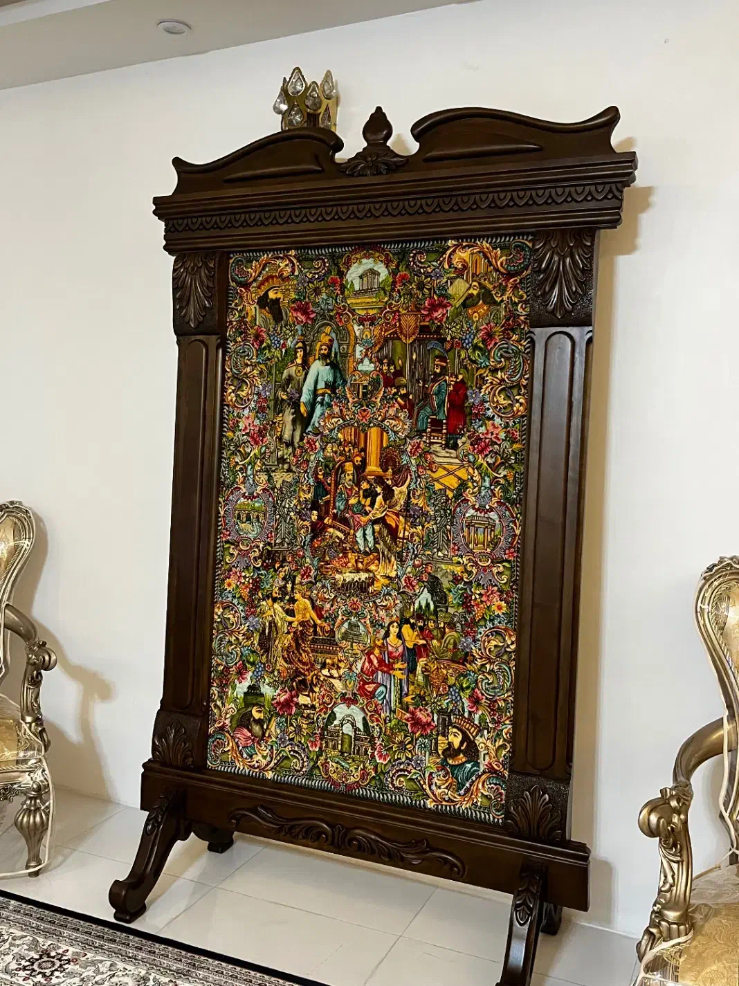 تابلو فرش سلاطین|تابلو فرش|اردبیل, |دیوار