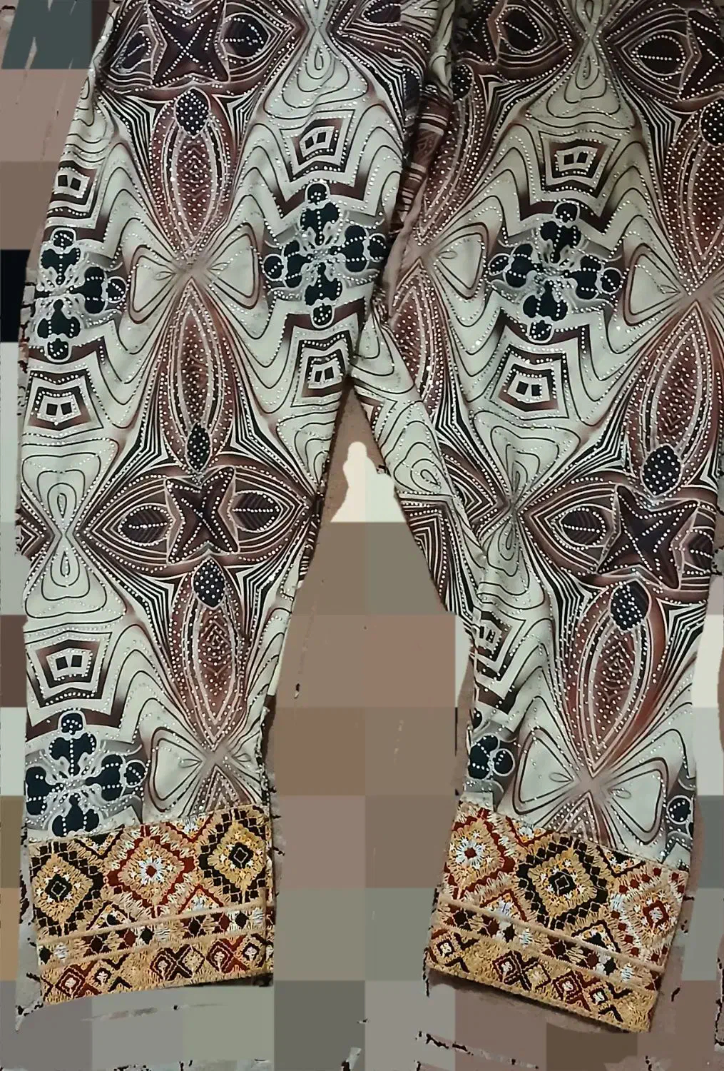 لباس بلوچی|لباس|زهک, |دیوار