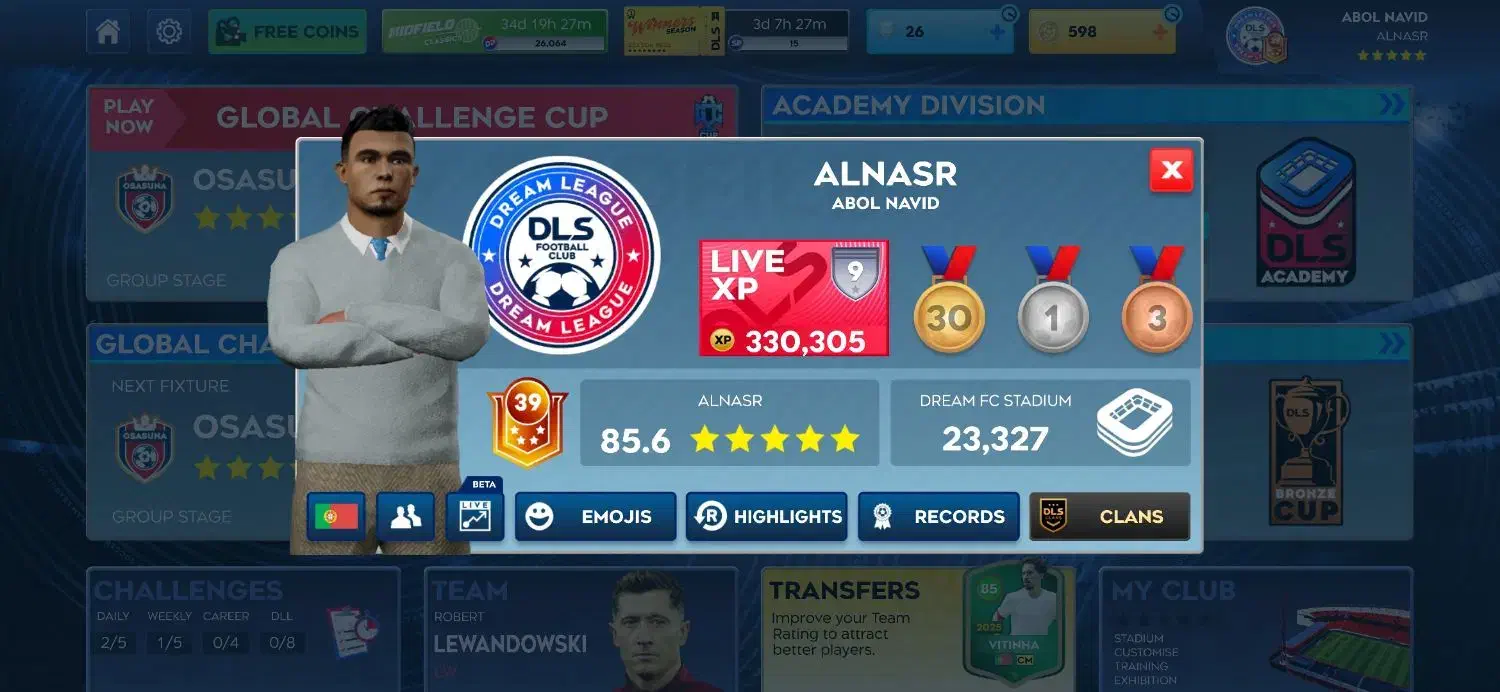 اکانت درملیگ لول 39|کنسول، بازی ویدئویی و آنلاین|پارس‌آباد, |دیوار