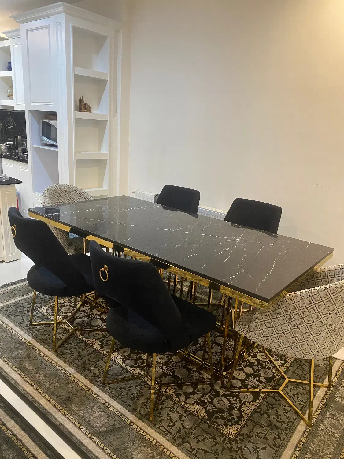 میز نهار خوری استیل وسنگ کار تهران|میز و صندلی غذاخوری|مشهد, چهارچشمه|دیوار