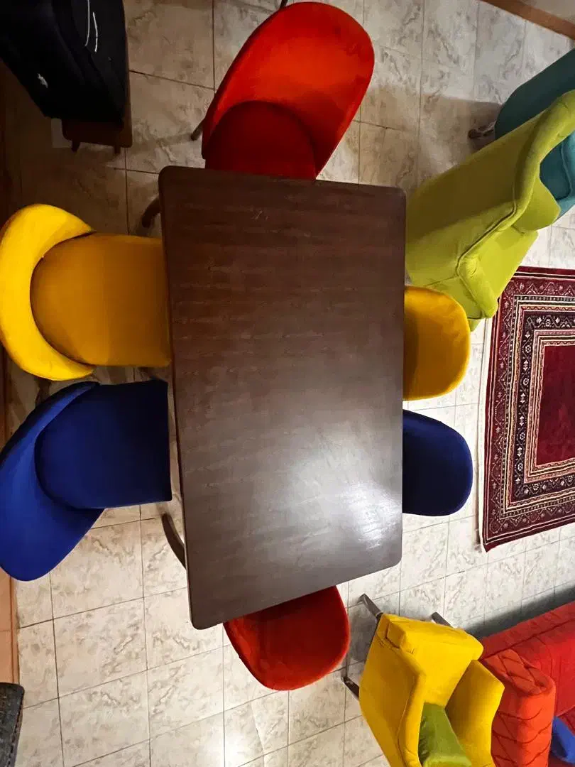 میز ناهارخوری ۶ نفره|میز و صندلی غذاخوری|کرمان, |دیوار