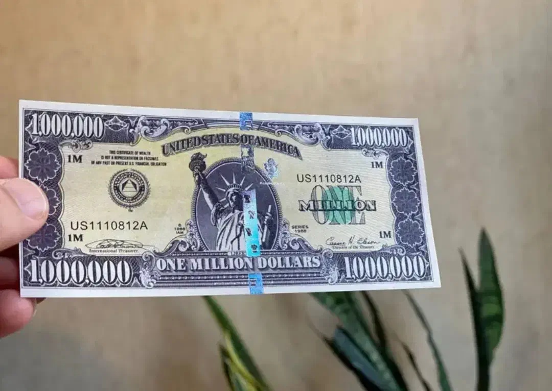 اسکناس ۱ملیون دلاری تزینی و سینمایی|کلکسیون سکه، تمبر، اسکناس|کرج, شهرک بنفشه|دیوار