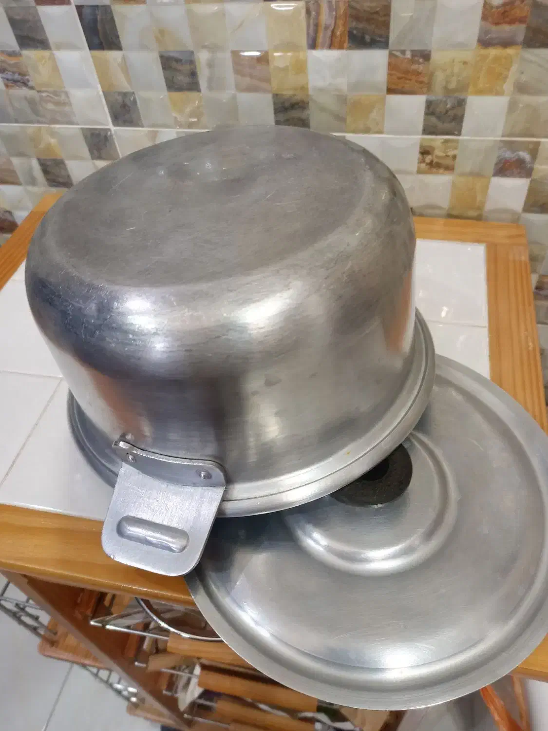 قابلمه روی. قابلمه کره ای تابه لیوان|ظروف سرو و پذیرایی|شیراز, قدوسی شرقی|دیوار