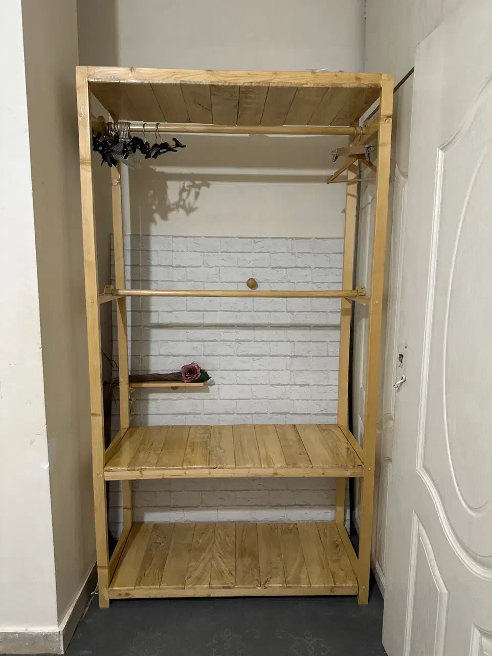 رگال چوبی|کتابخانه، شلف، قفسه‌های دیواری|ملایر, |دیوار