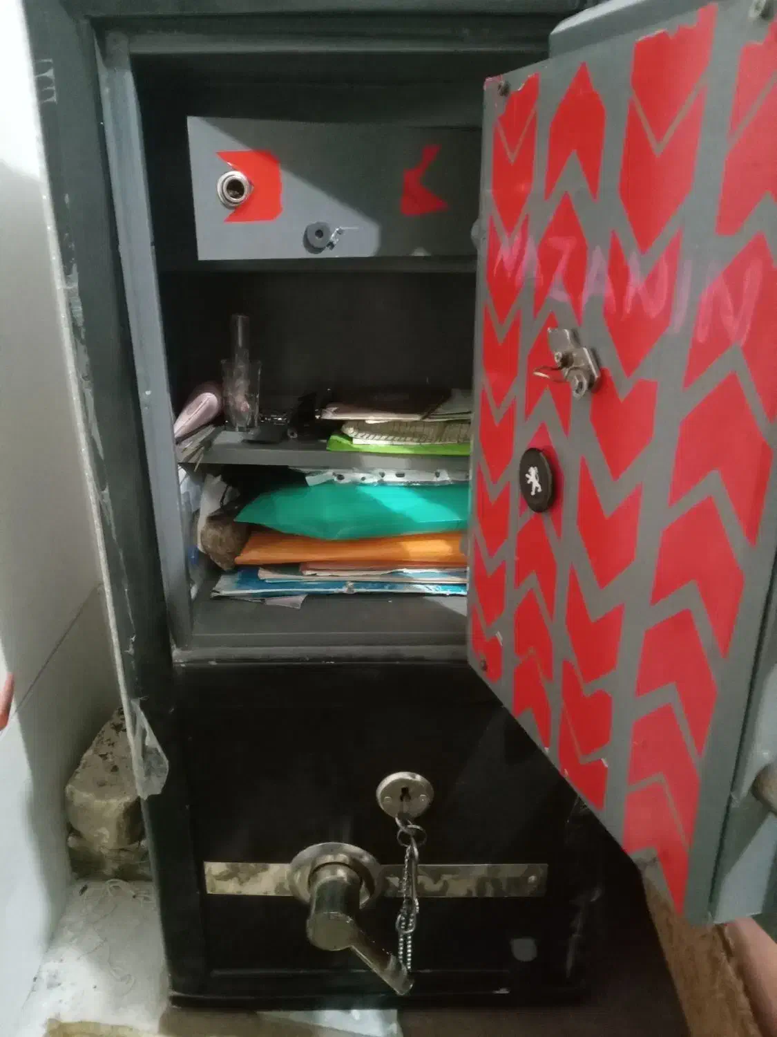 گاوصندوق دوطبقه پابه نو ایران کاوه|ابزارآلات|زیباشهر, |دیوار