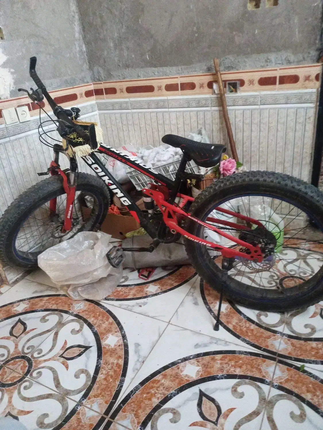 دوچرخه لاستیک پهن ساحلی عالی است|دوچرخه، اسکیت، اسکوتر|رودبار (کرمان), |دیوار