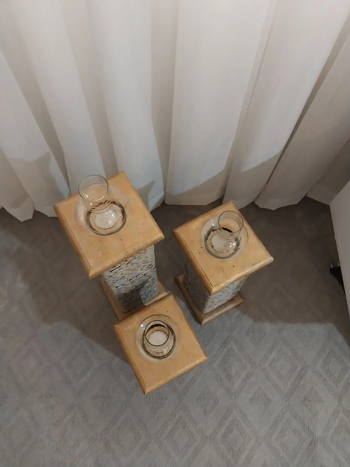 جا شمعی حصیری|صنایع دستی و سایر لوازم تزئینی|اهواز, کیانشهر|دیوار