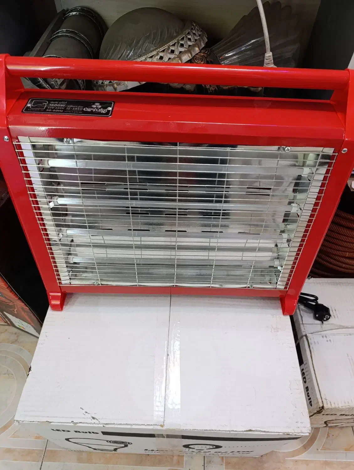 بخاری برقی ۴شعله|بخاری، هیتر، شومینه|رشت, حمیدیان|دیوار