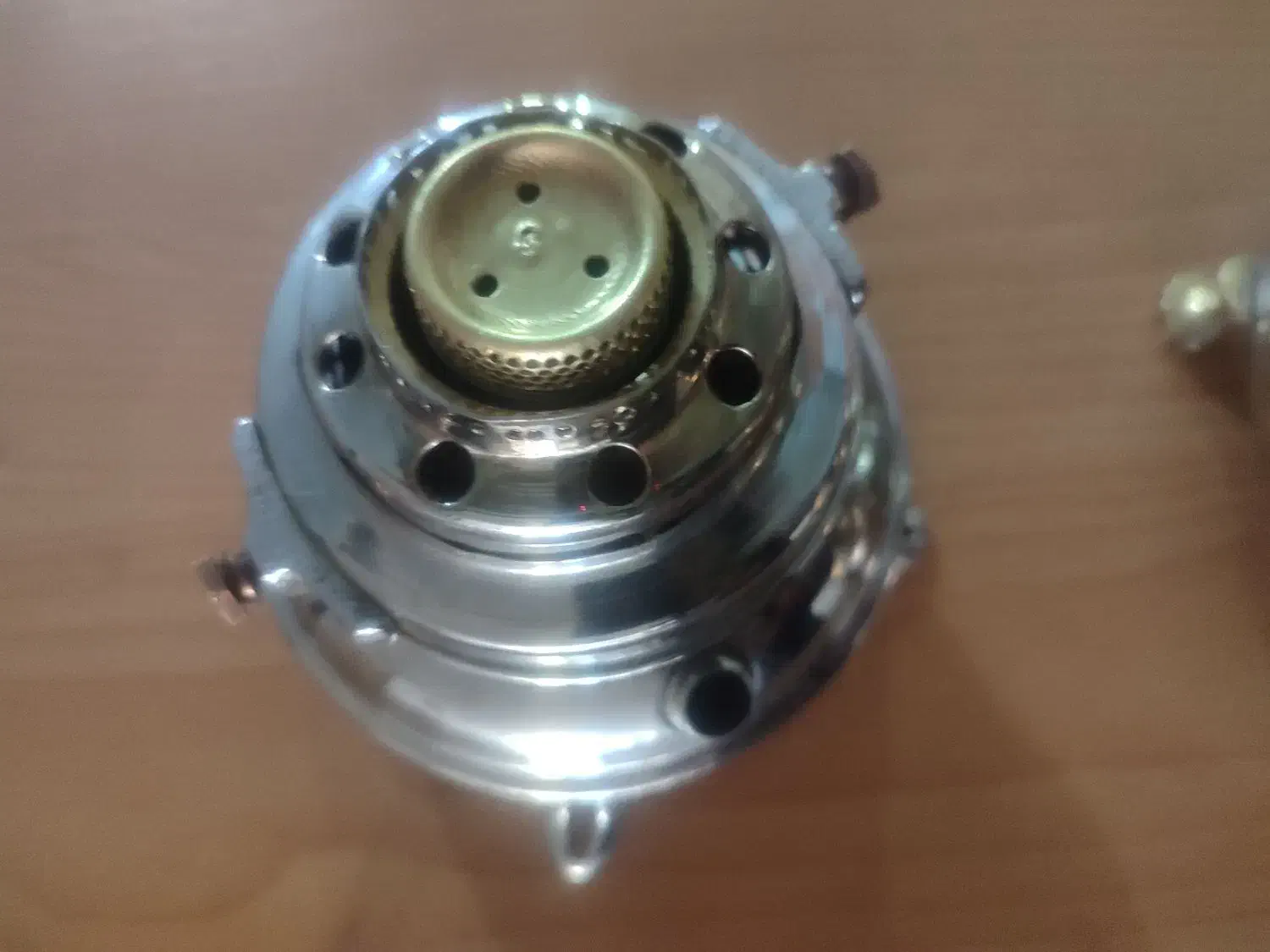 ته سماور قدیمی برنجی کمیاب.|قوری، کتری، قهوه‌ساز دستی|خمینی‌شهر, |دیوار