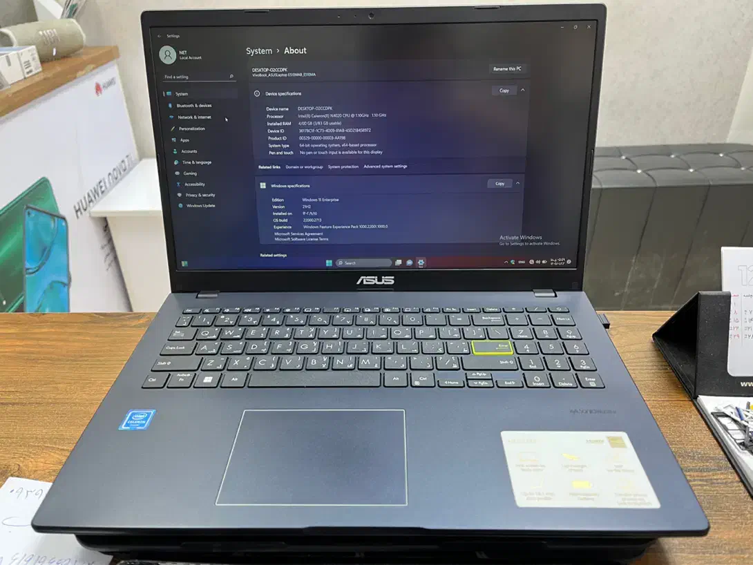 Asus e510|رایانه همراه|رشت, پیرسرا|دیوار