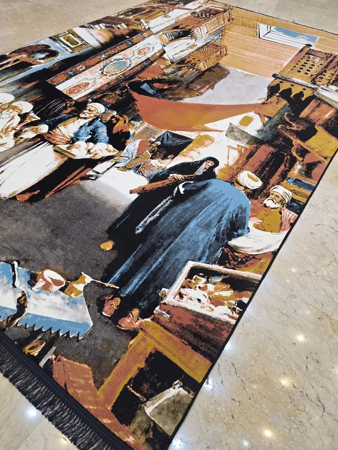 ۲ تخته فرش ۶ متری ۱۲۰۰ شانه فرش مشهد اصل|فرش|نسیمشهر, |دیوار