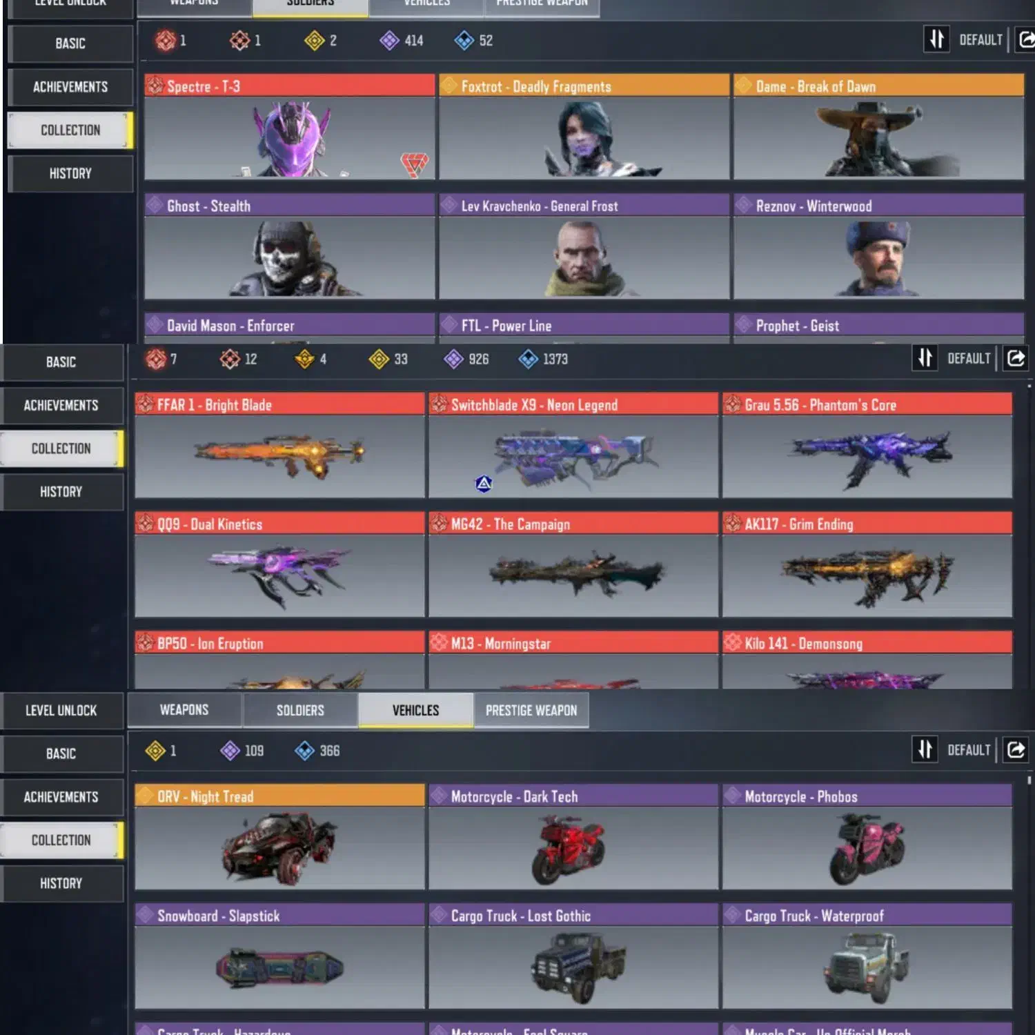 اکانت های کالاف دیوتی موبایل|کنسول، بازی ویدئویی و آنلاین|شهرضا, |دیوار