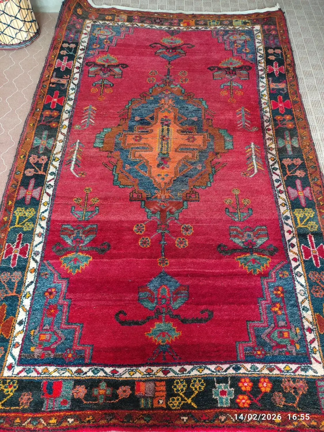 قالی قدیمی|فرش|ایلام, |دیوار